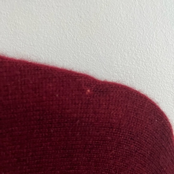 Charter Club Soft Cashmere Burgundy Hi-Low Sweater - Picture 7 of 8